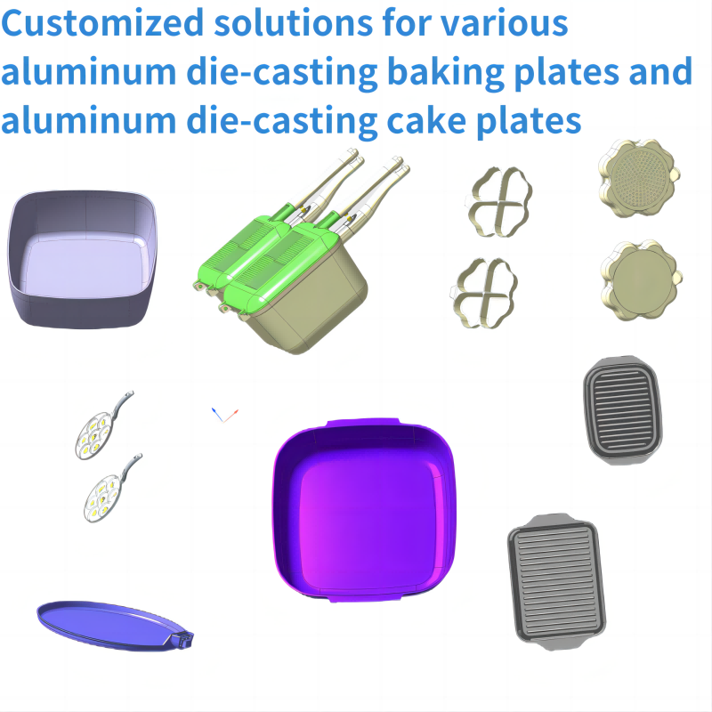 Customized multiple aluminum alloy kitchenware die casting processes