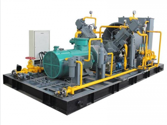 CNG compressor for substation gas filling station