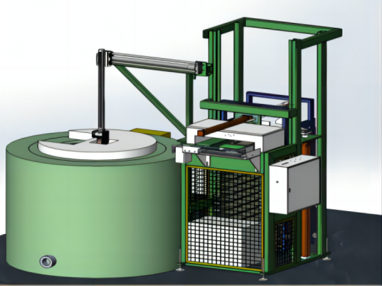 Aluminum alloy crucible melting and insulation furnace