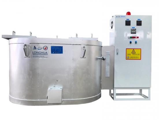 Aluminum alloy crucible melting and insulation furnace