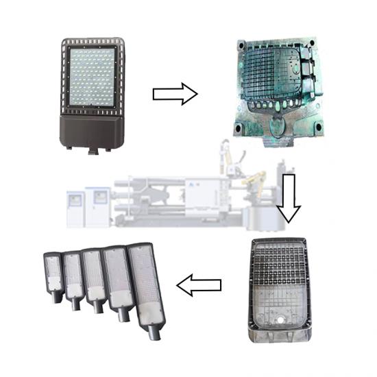 Die Casting Machine For Aluminum Alloy LED Street Lamp Housing