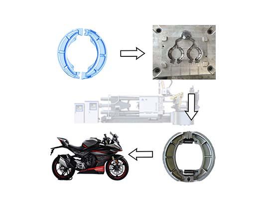 motorcycle brake pad die casting machine