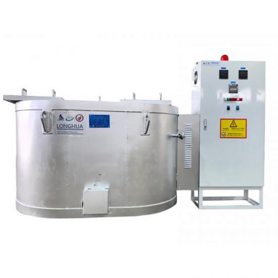 Aluminum alloy crucible melting and insulation furnace