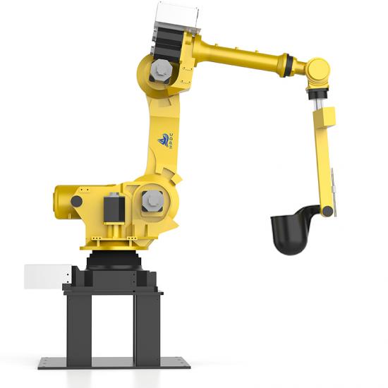 Robotic for aluminium die castings ladle
