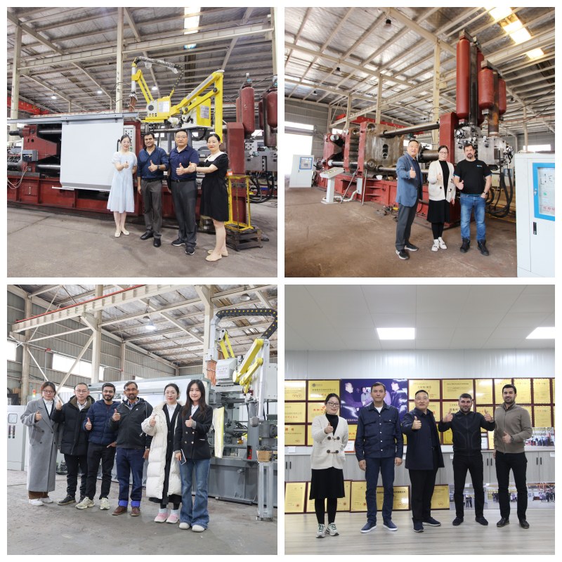 Welcome international customers to visit Longhua Factory! 
