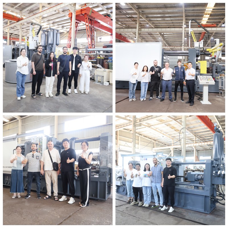 Welcome international customers to visit Longhua Factory! 