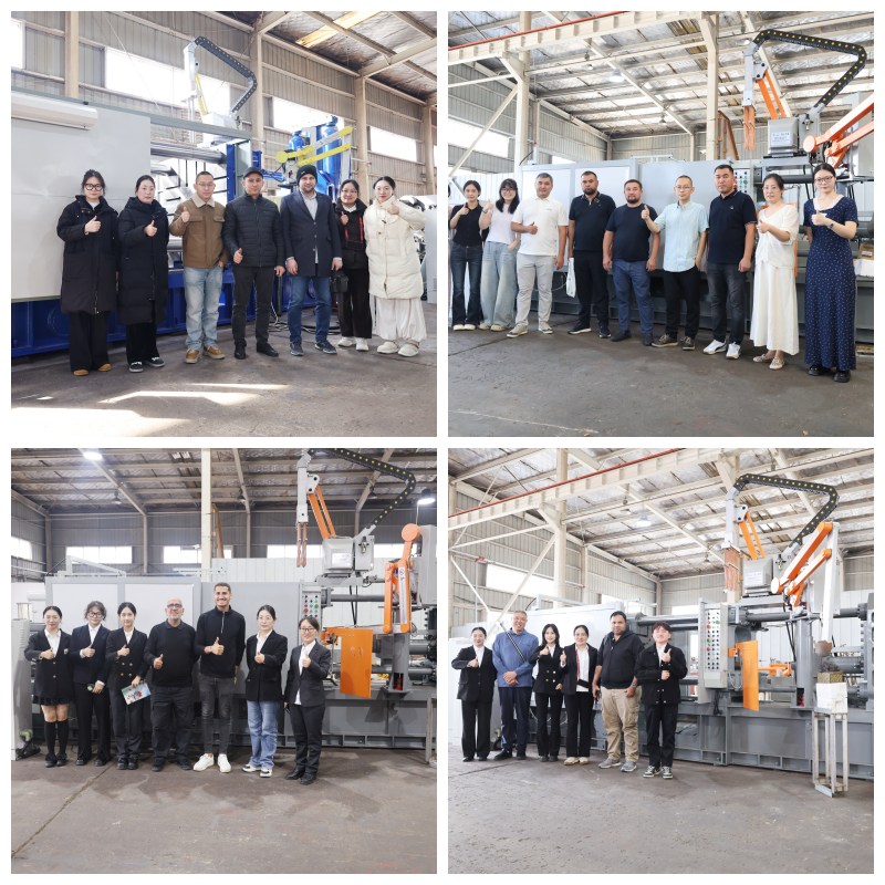 Welcome international customers to visit Longhua Factory! 