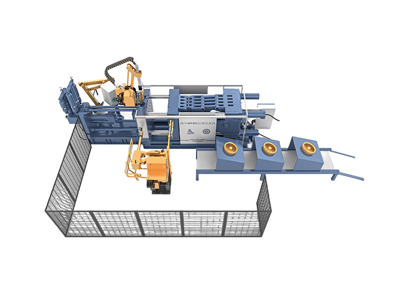 Die casting machine blanking and spray robot inspection report